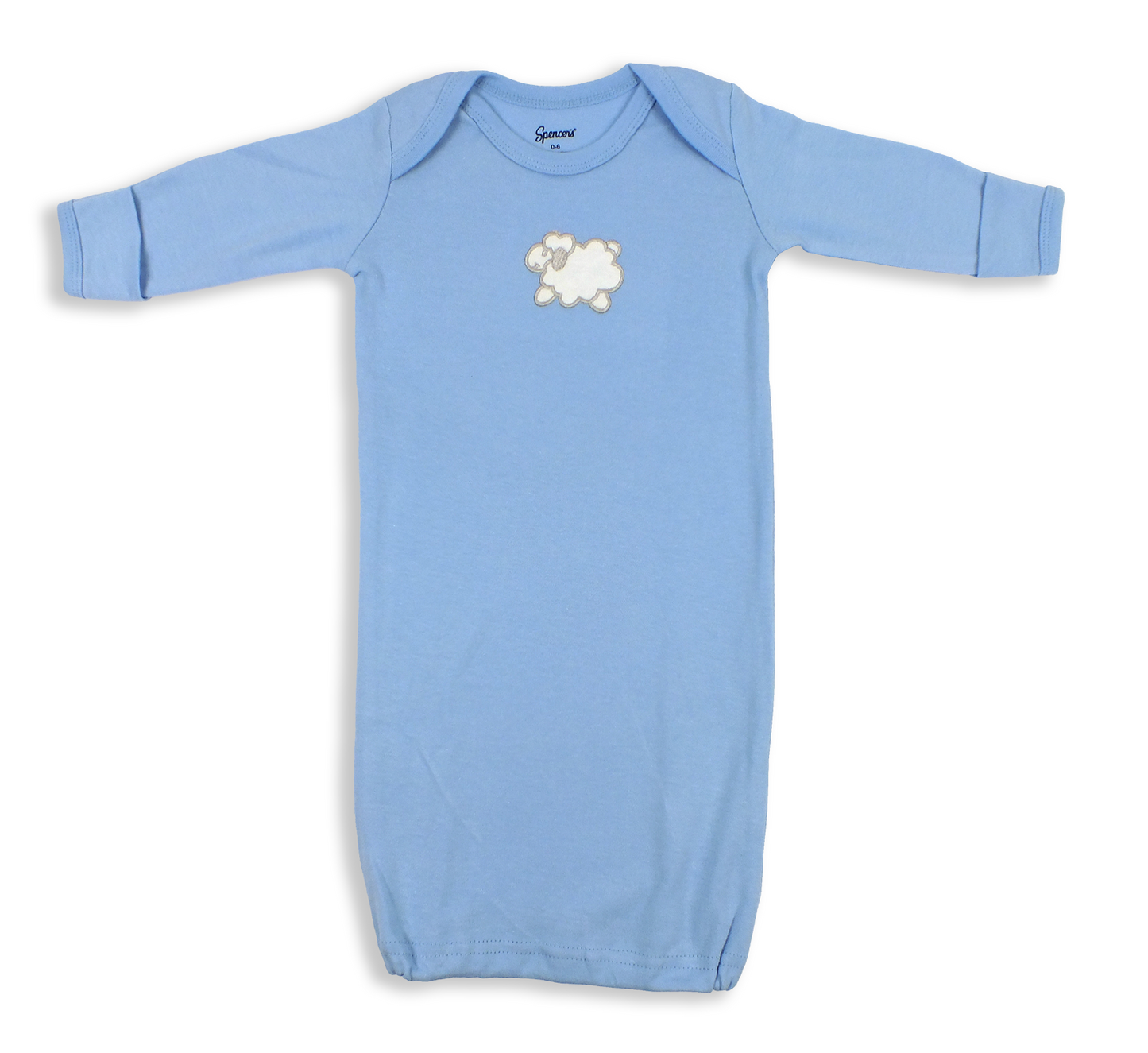 Classic Pastels Blue 1pc Infant Gown